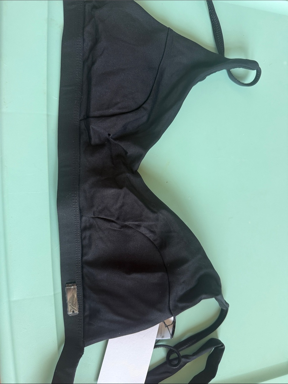 Gymshark Black Swim Bikini Top